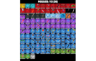 UNIQUE - Psycho Bandit, Midas (Fully Golden) [132 Skins, 80 Vbucks, 113 Axes, 84 Emotes, 94 Gliders and MORE!]