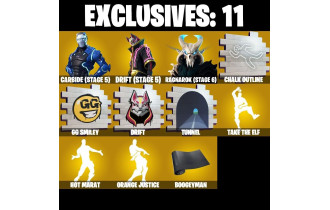 UNIQUE - Rogue Agent, Hot Marat [102 Skins, 900 Vbucks, 72 Axes, 93 Emotes, 78 Gliders and MORE!]