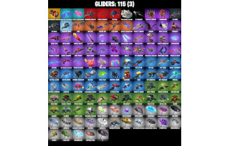 UNIQUE - OG STW, Hot Marat [154 Skins, 525 Vbucks, 114 Axes, 126 Emotes, 115 Gliders and MORE!]