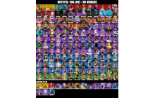 UNIQUE - Travis Scott, Diamond Jack [156 Skins, 20 Vbucks, 138 Axes, 113 Emotes, 95 Gliders and MORE!]