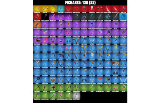 UNIQUE - Travis Scott, Diamond Jack [156 Skins, 20 Vbucks, 138 Axes, 113 Emotes, 95 Gliders and MORE!]
