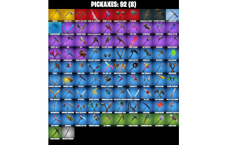 UNIQUE - Fishstick (World Cup), The Reaper [162 Skins, 450 Vbucks, 92 Axes, 123 Emotes, 103 Gliders and MORE!]