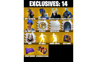 UNIQUE - Hot Marat, Ragnarok (Stage 6) [108 Skins, 400 Vbucks, 109 Axes, 102 Emotes, 115 Gliders and MORE!]