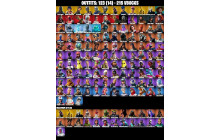 UNIQUE - Black Knight, AC/DC [123 Skins, 215 Vbucks, 102 Axes, 137 Emotes, 106 Gliders and MORE!]