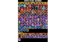 UNIQUE - The Reaper, OG STW [114 Skins, 125 Vbucks, 96 Axes, 89 Emotes, 99 Gliders and MORE!]