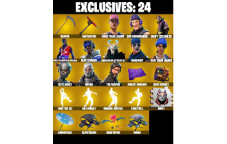 UNIQUE - The Reaper, OG STW [114 Skins, 125 Vbucks, 96 Axes, 89 Emotes, 99 Gliders and MORE!]