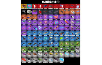 UNIQUE - Midas (Fully Golden), Take The Elf [104 Skins, 800 Vbucks, 125 Axes, 100 Emotes, 118 Gliders and MORE!]