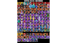UNIQUE - Hot Marat, Take The Elf [110 Skins, 500 Vbucks, 90 Axes, 107 Emotes, 85 Gliders and MORE!]