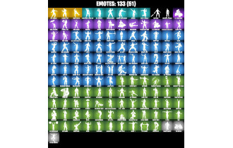 UNIQUE - Laugh It Up, Take The Elf [134 Skins, 710 Vbucks, 141 Axes, 133 Emotes, 118 Gliders and MORE!]