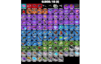 UNIQUE - Laugh It Up, Take The Elf [134 Skins, 710 Vbucks, 141 Axes, 133 Emotes, 118 Gliders and MORE!]