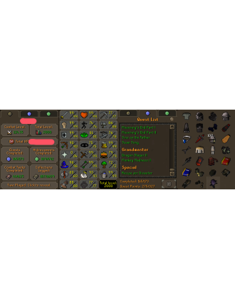 Main | Staker | TTL: 2000 | CL: 124 | QP: 275 [Max Melee, Avernic Defender, Fire Cape, B Gloves, Ava's, Max POH, MM2 + MORE!]