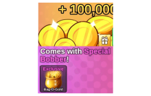 +100000 Coins (come with special bobber) [Fish It!]