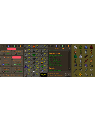 Main | Staker | TTL: 1773 | CL: 123 | QP: 327 [Max Melee, Fire Cape, B Gloves, Ava's, Quest Cape, MM2, MM1, DS2, DT2 + MORE!]