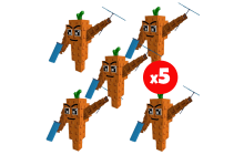 x5 Mr Carrot (Plant) [Plants vs Brainrots]