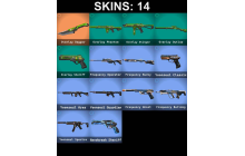 UNIQUE - Silver 1 - 1x Knife Skin [19 Agents, 87 LVL, 5x Overlay Skins and MORE!]