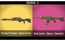 UNIQUE - Bronze 1 - Elderflame Operator  [11 Agents, 56 LVL, Valiant Hero Vandal  and MORE!]