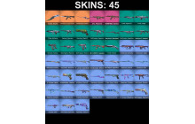 UNIQUE - Gold 1 - 2x Knife Skins [22 Agents, 151 LVL,  Xerofang Vandal and MORE!]