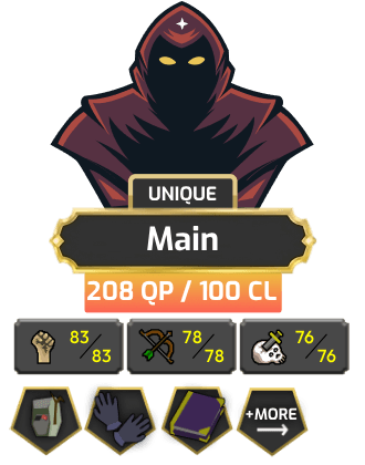 Main | Starter | TTL: 1602 | CL: 100 | QP: 208 [Ava's, MM1, Mithril Gloves, DT1 + MORE!]