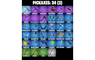 UNIQUE -  Blue Striker, Crowbar [38 Skins, 400 Vbucks, 34 Axes, 57 Emotes, 47 Gliders and MORE!]