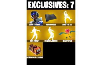 UNIQUE -  Blue Striker, Crowbar [38 Skins, 400 Vbucks, 34 Axes, 57 Emotes, 47 Gliders and MORE!]