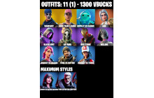 UNIQUE - OG STW [11 Skins, 1300 Vbucks, 9 Axes, 8 Emotes, 10 Gliders and MORE!]