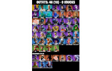 UNIQUE - Dark Vertex,  Slim Shady  [46 Skins, 54 Axes, 50 Emotes, 45 Gliders and MORE!]