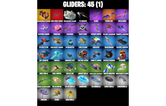 UNIQUE - Dark Vertex,  Slim Shady  [46 Skins, 54 Axes, 50 Emotes, 45 Gliders and MORE!]
