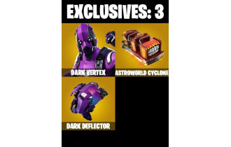 UNIQUE - Dark Vertex,  Slim Shady  [46 Skins, 54 Axes, 50 Emotes, 45 Gliders and MORE!]