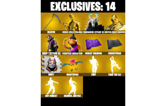 UNIQUE - Fishstick (World Cup), Hot Marat [117 Skins, 150 Vbucks, 133 Axes, 143 Emotes, 13 Gliders and MORE!]