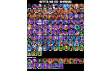 UNIQUE - Skull Trooper, Reaper Axe [102 Skins, 50 Vbucks, 104 Axes, 107 Emotes,  90 Gliders and MORE!]