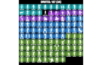 UNIQUE - Skull Trooper, Reaper Axe [102 Skins, 50 Vbucks, 104 Axes, 107 Emotes,  90 Gliders and MORE!]