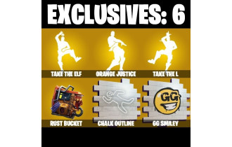 UNIQUE - Take The L , Take The Elf  [10 Skins, 6 Axes, 18 Emotes, 11 Gliders and MORE!]