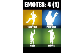 UNIQUE - Take The L,  Snowflake [2 Skins, 1 Axes, 4 Emotes, 7 Gliders and MORE!]