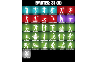 UNIQUE - Slim Shady , Slayer Juice Wrld [36 Skins, 44 Axes, 31 Emotes, 28 Gliders and MORE!]