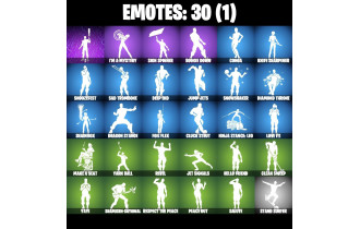 UNIQUE - Rust Bucket, Peely [31 Skins, 200 Vbucks, 36 Axes, 30 Emotes, 30 Gliders and MORE!]