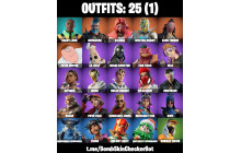 UNIQUE - Peter Griffin , Kado Thorne [25 Skins, 41 Axes, 32 Emotes, 35 Gliders and MORE!]