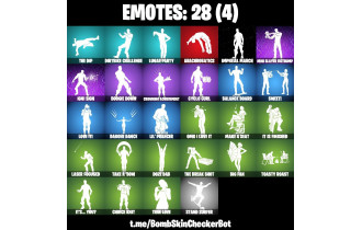 UNIQUE - Spider-Gwen, Katalina  [29 Skins, 53 Axes, 28 Emotes, 45 Gliders and MORE!]