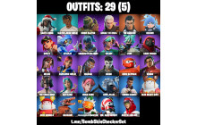UNIQUE - Katalina , Nezumi  [29 Skins, 29 Axes, 28 Emotes, 20 Gliders and MORE!]