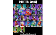 UNIQUE - LBC '93 Dogg , Santa Dogg [22 Skins, 31 Axes, 20 Emotes, 22 Gliders and MORE!]