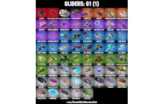 UNIQUE - Power Chord , Blackheart  [22 Skins, 50 Axes, 68 Emotes, 61 Glliders and MORE!]