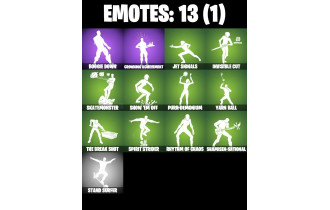 UNIQUE - Slayer Juice Wrld,  [13 Skins, 100 Vbucks, 21 Axes, 13 Emotes, 16 Gliders and MORE!]