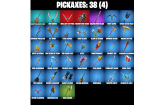 UNIQUE - Star Wand, Slayer Juice Wrld [24 Skins, 38 Axes, 26 Emotes, 28 Gliders and MORE!]