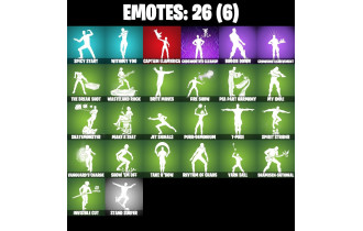 UNIQUE - Star Wand, Slayer Juice Wrld [24 Skins, 38 Axes, 26 Emotes, 28 Gliders and MORE!]
