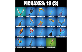 UNIQUE -  Aura, Slayer Juice Wrld [10 Skins, 100 Vbucks, 19 Axes, 20 Emotes, 14 Gliders and MORE!]