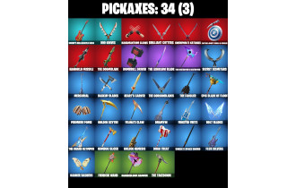 UNIQUE - Slayer Juice Wrld, Holiday Boxy [12 Skins, 34 Axes, 19 Emotes, 33 Gliders and MORE!]