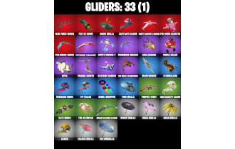 UNIQUE - Slayer Juice Wrld, Holiday Boxy [12 Skins, 34 Axes, 19 Emotes, 33 Gliders and MORE!]