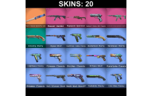 UNIQUE - Gold 1 - 1x Knife Skin [17 Agents, 178 LVL, Magepunk Operator and MORE!]