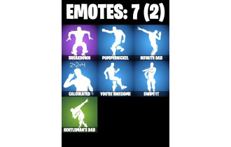 UNIQUE - Ragnarok (Stage 6) ,  Blue Striker [10 Skins, 4 Axes, 7 Emotes, 8 Gliders and MORE!]