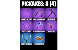 UNIQUE - Blue Team Leader, Flappy [9 Skins, 8 Axes, 4 Emotes, 6 Gliders and MORE!]
