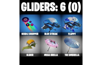 UNIQUE - Blue Team Leader, Flappy [9 Skins, 8 Axes, 4 Emotes, 6 Gliders and MORE!]